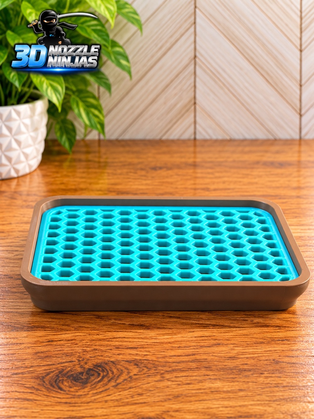 3D Handcrafted Honeycomb Soap Dish or Sponge Holder